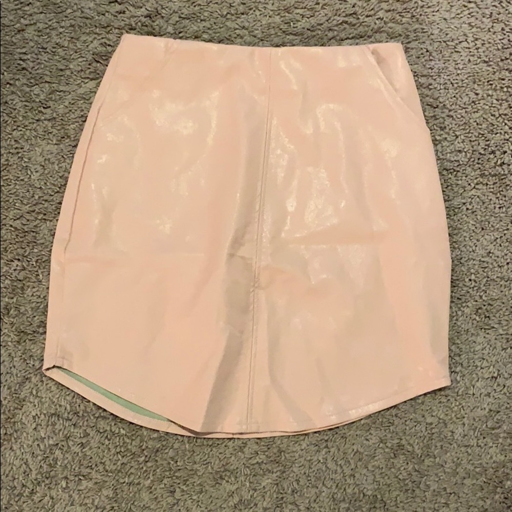 Light pink skirt